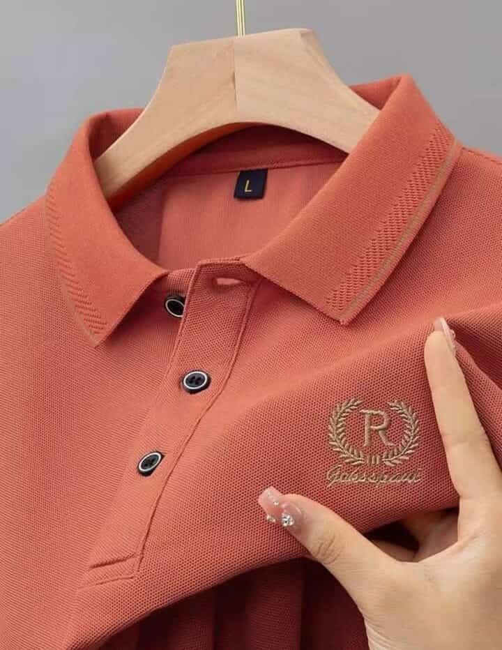 100% Premium PK Cotton Polo Shirt For Men's [Misty]